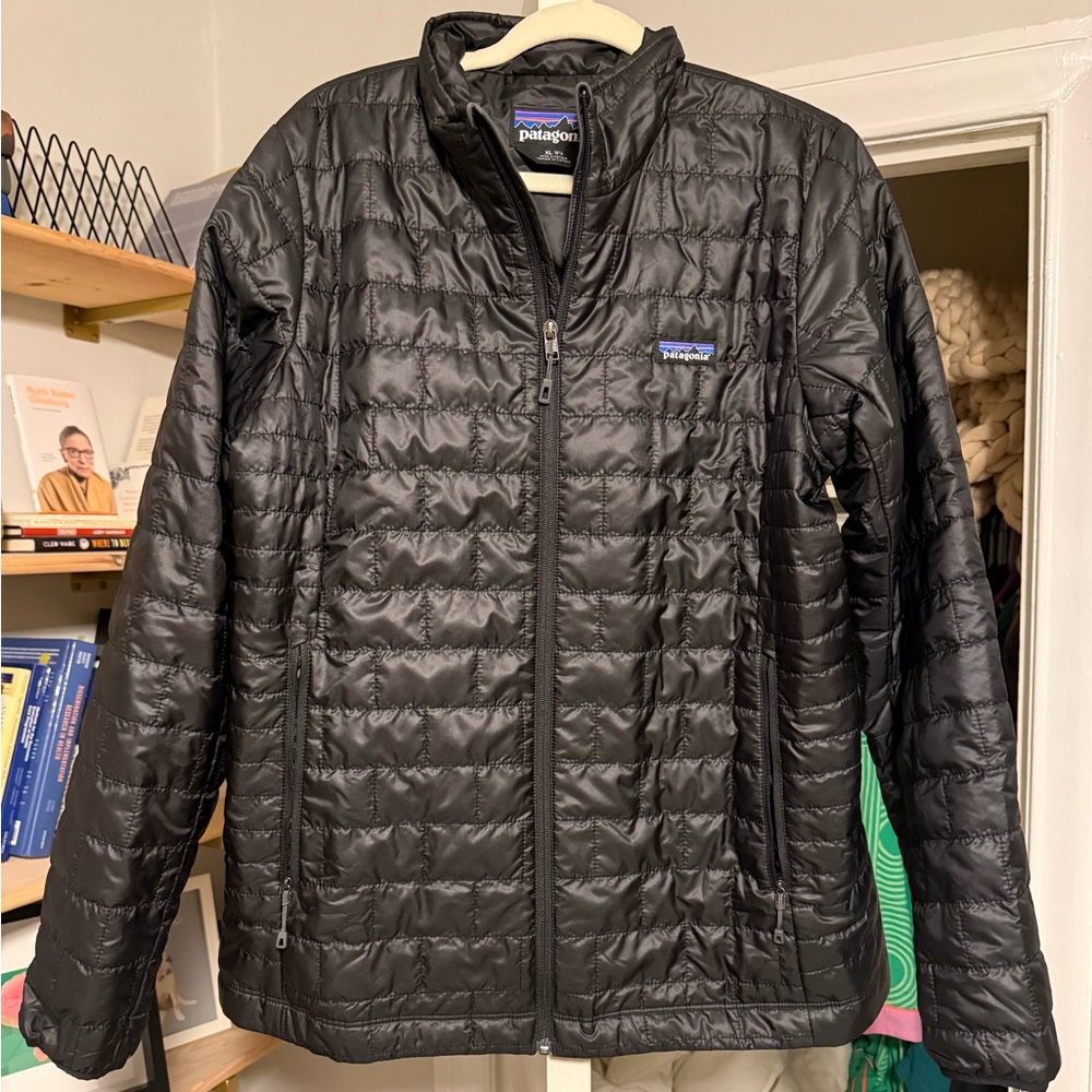 Patagonia Women’s XL Nano Puff Jacket, Black, NWOT